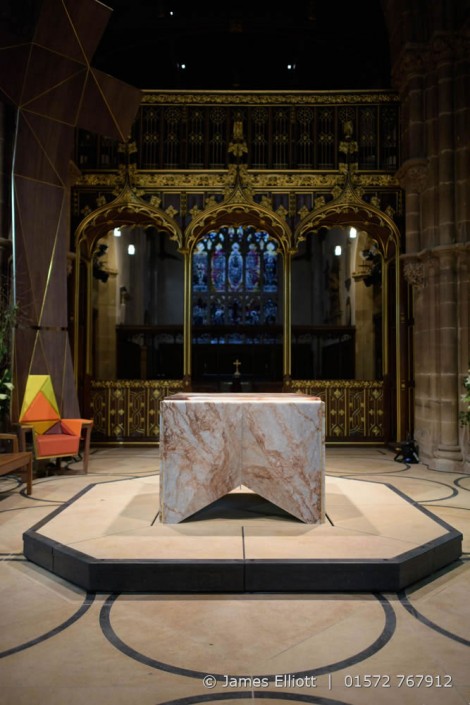 Alabaster Altar at Leicester Cathedral